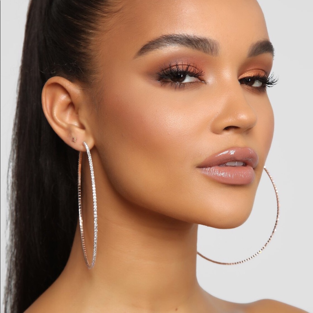 BRAND NEW Fashion Nova Hoop Earrings